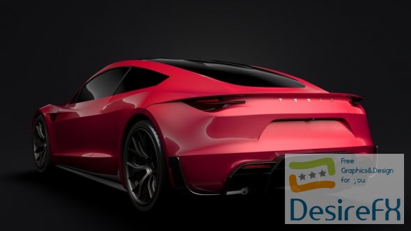 Tesla Roadster 2020 3D