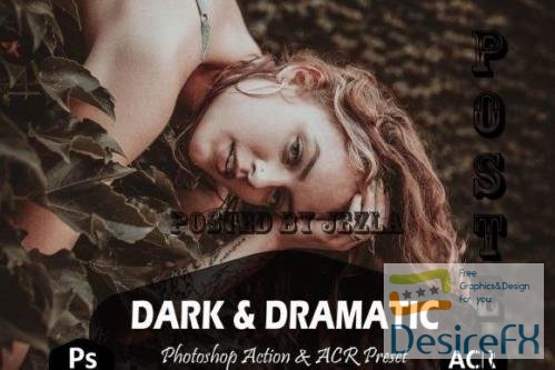 18 Dark & Dramatic Photoshop Actions And ACR Presets, Matte - 2009784