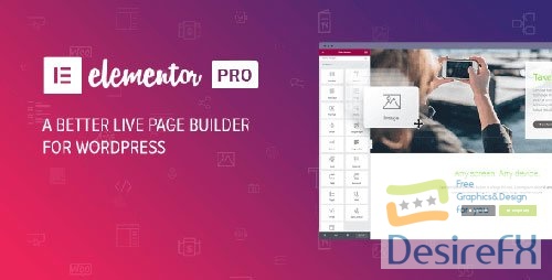 Elementor Pro 3.7.2 NULLED - The Most Advanced WordPress Page Builder Plugin + Free 3.6.8