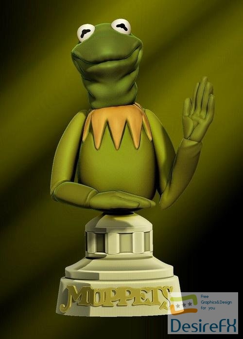Kermit from Muppets – 3D Print