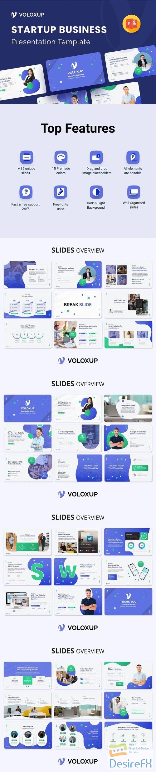 Voloxup – Startup Business Plan PPT Presentation