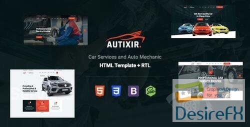ThemeForest - Autixir - Car Services & Auto Mechanic HTML Template 29299240