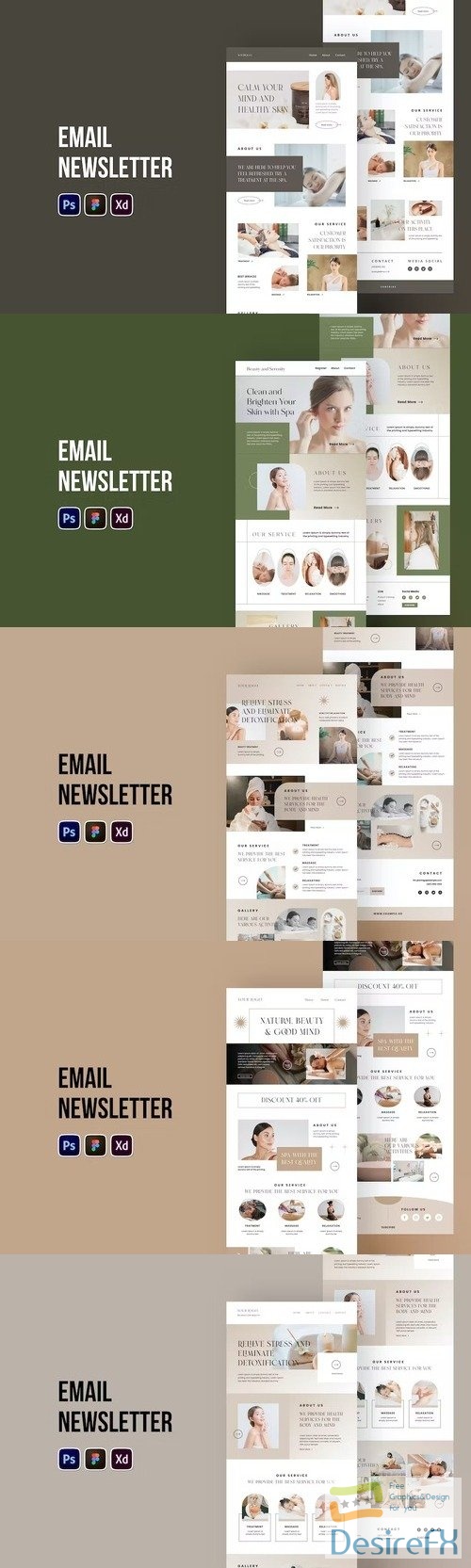 5 Spa Email Newsletter