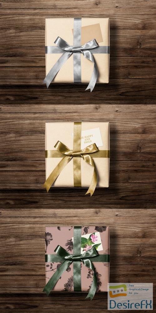 Adobestock - Editable Gift Box Mockup 442162651