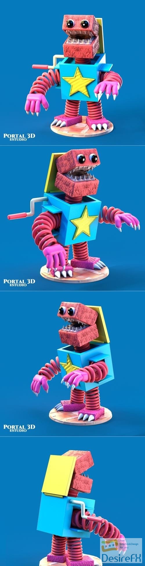 Boxy Boo Poppy Playtime 3D Print