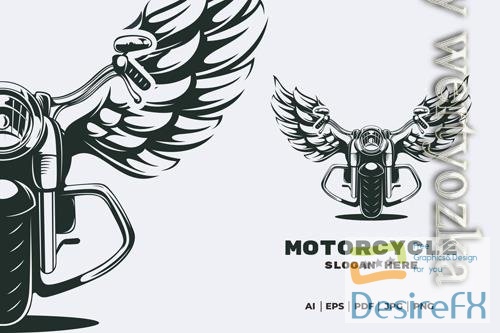 Motorcycle Mascot logo