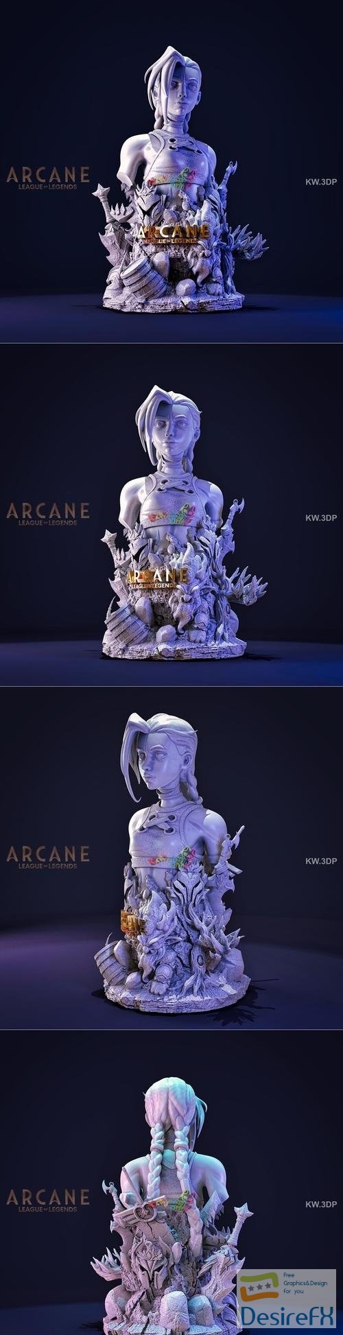 Pedestal Arcane Jimx 3D Print