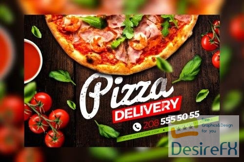 Pizza Delivery Flyer