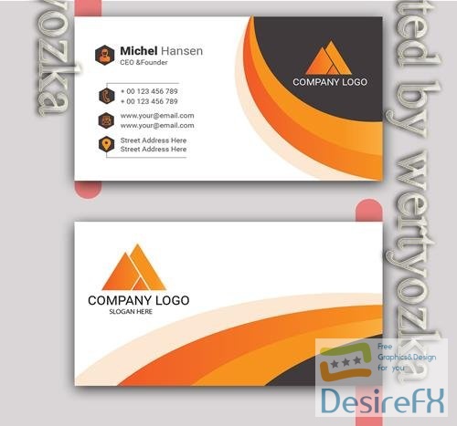 Vector business card template vol 2