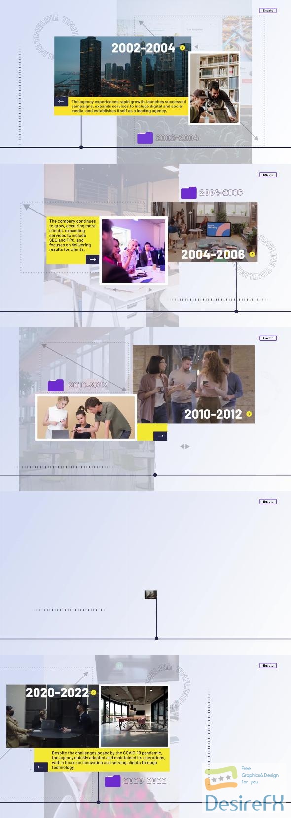 Download VideoHive Company Timeline DesireFX COM