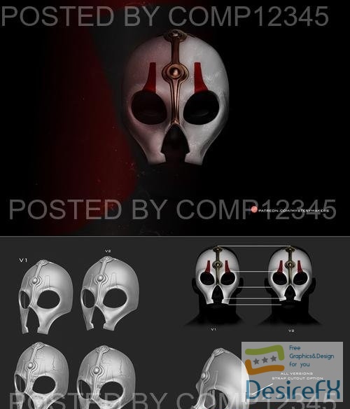 Download Darth Nihilus Mask 3D Print - DesireFX.COM