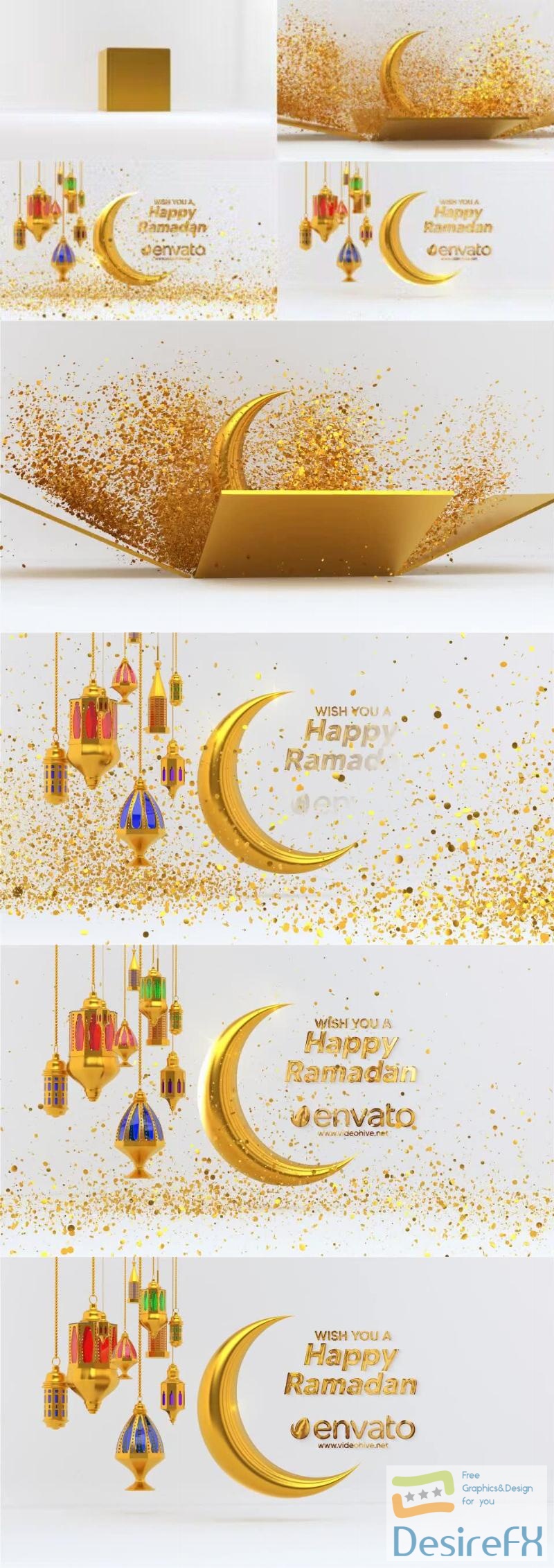 Videohive Ramadan logo intro and Reveal 44444736