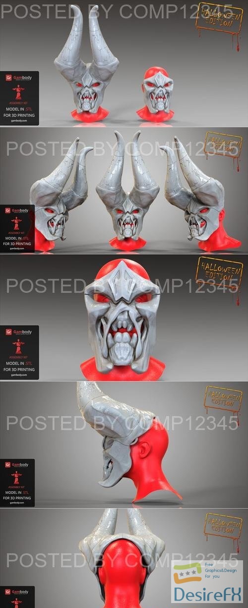 Gambody - DOOM Masks 3D Print