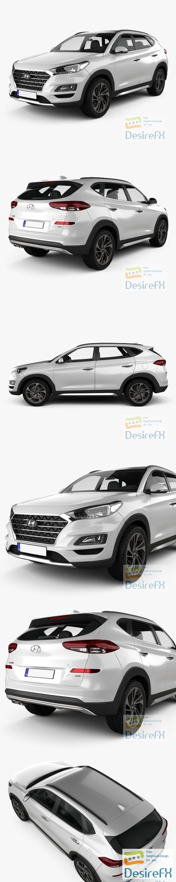 Hyundai Tucson 2018 3D Model