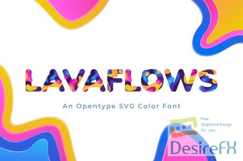 Lavaflows font
