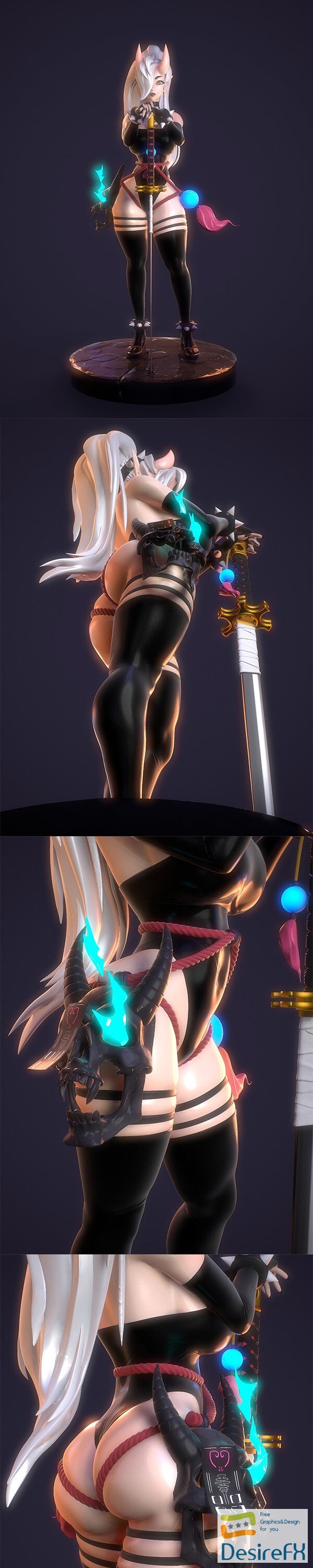 Rush Zilla – Anime Girl Sexy – 3D Print