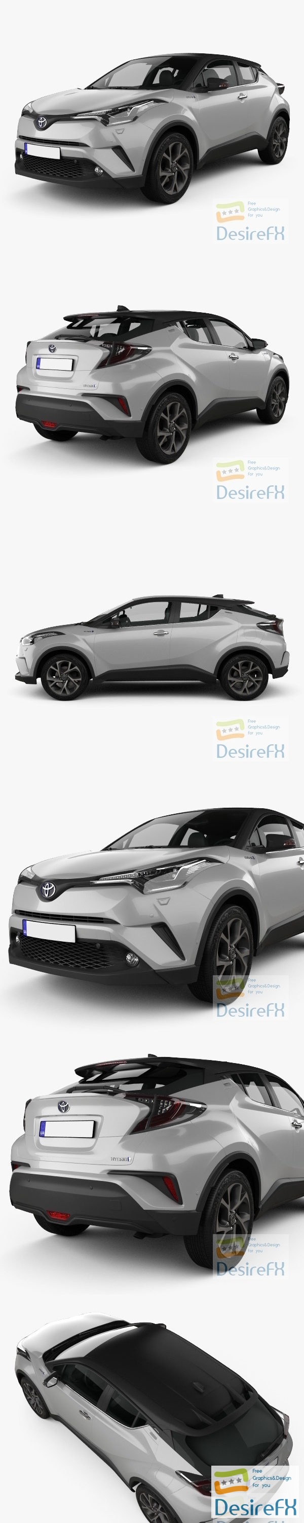 Toyota C-HR 2020 3D Model