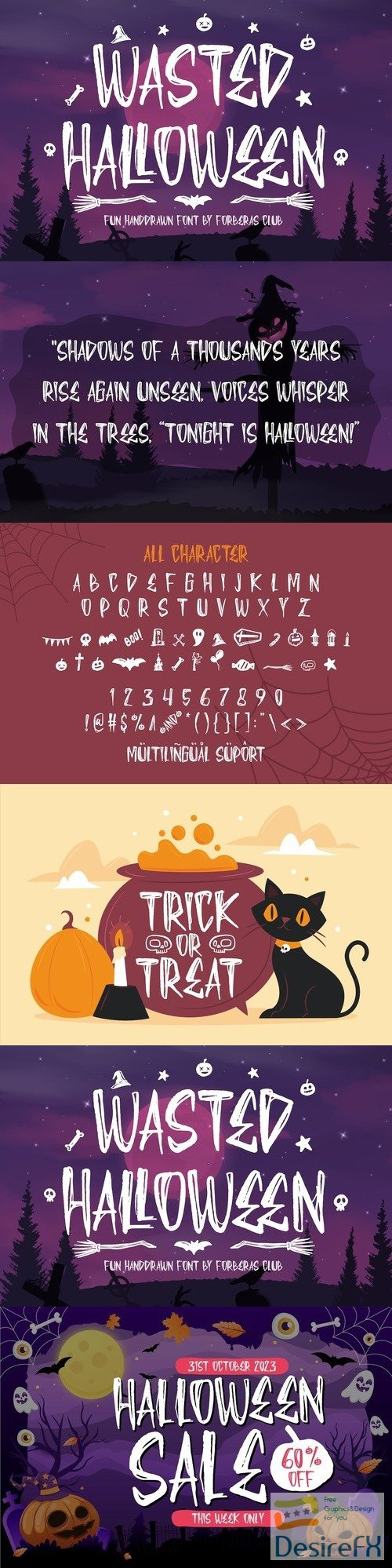 Wasted Halloween Font