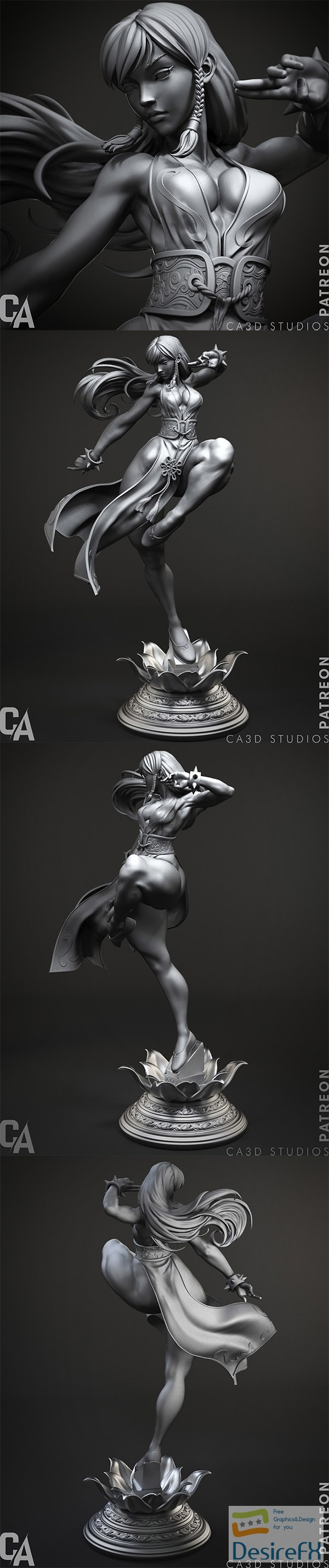 Ca 3d Studios – Chun-Li – 3D Print