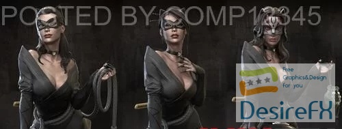XM Studios - Catwoman 3D Print