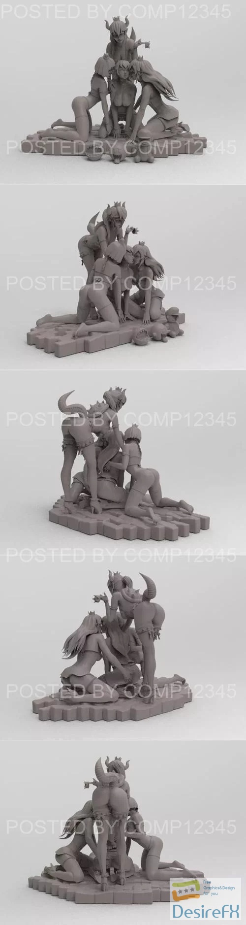 Bowsette Diorama 3D Print