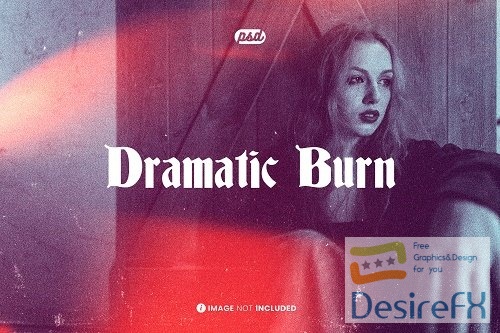 Dramatic Burn Photo Effect - 3MDJRXA