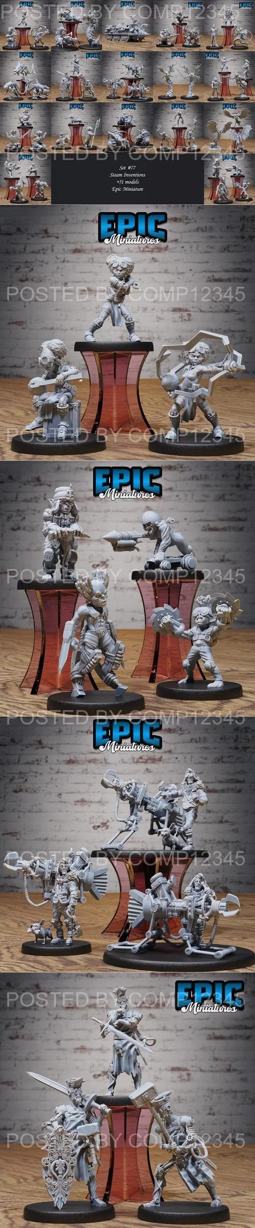 Epic Miniatures - Steam Inventions 3D Print
