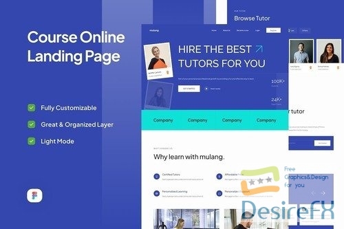 Online Course Landing Page - Mulang