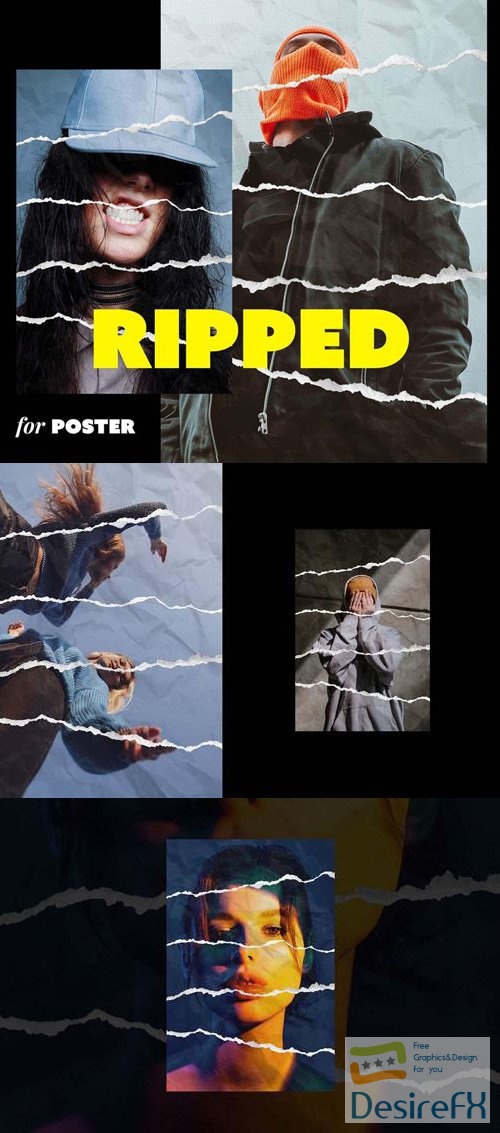 Ripped Paper Photo Effect for Photoshop