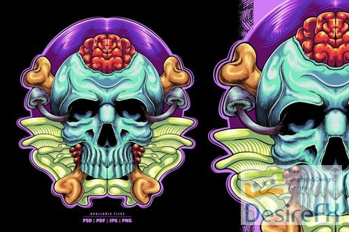 Skull Designs Illustration