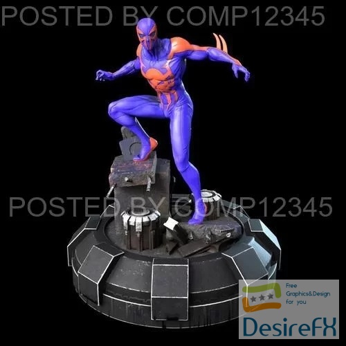 Spiderman 2099 Comic Version Statue
