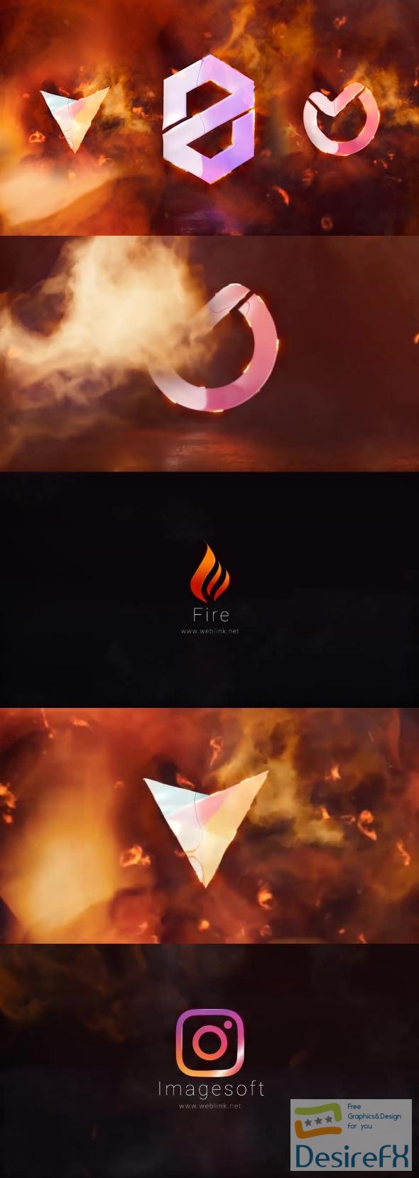 VideoHive Fire Storm Logo 43492970