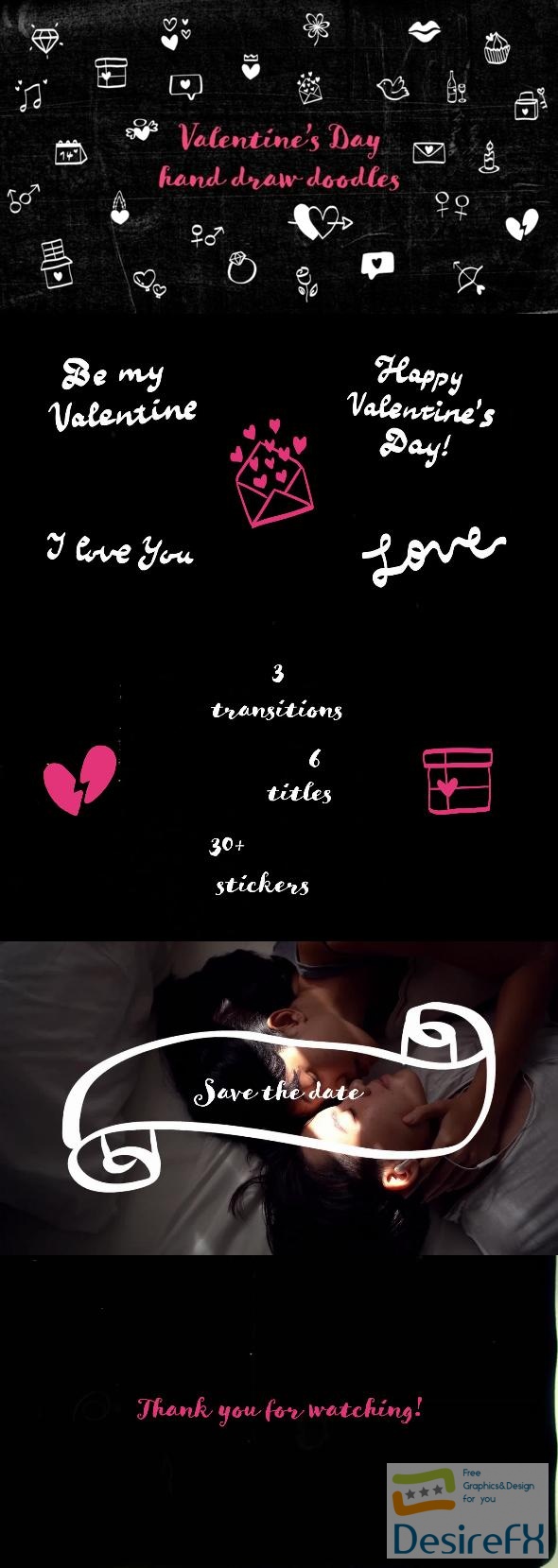 VideoHive Valentine's Day Doodles 42949768