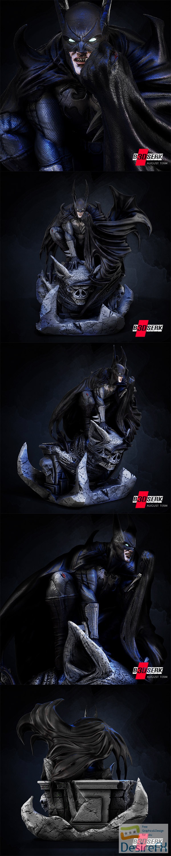 B3DSERK – Batman – DC Comics – 3D Print