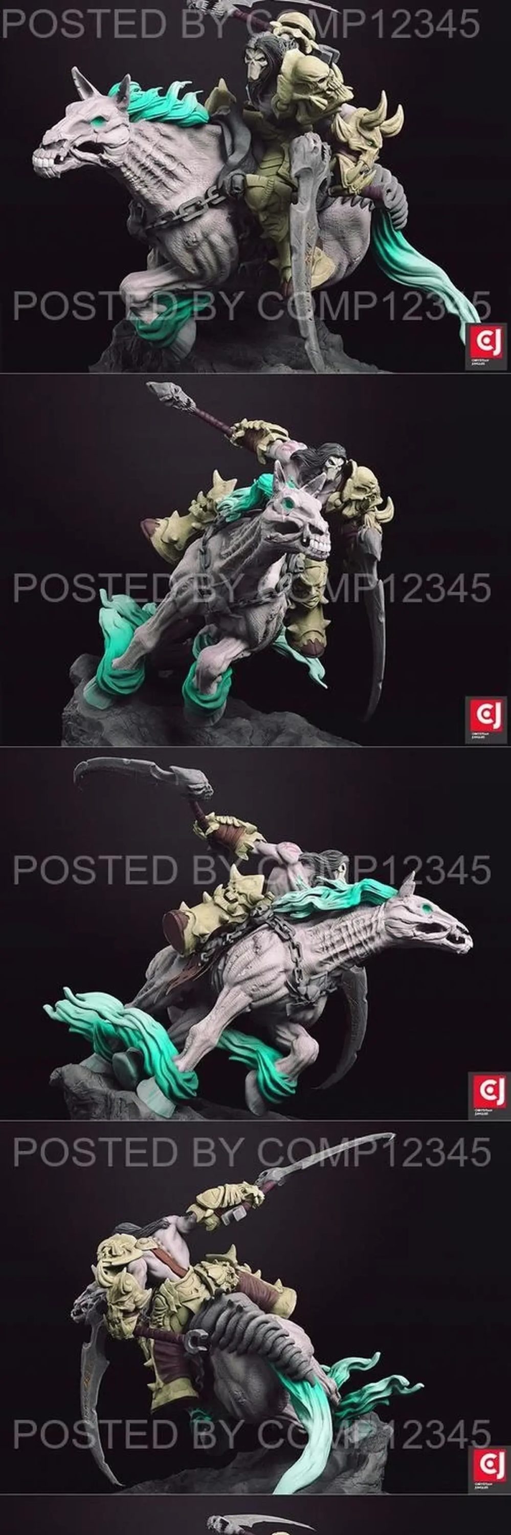 Death darksiders by Chrystian Jungles 3D Print