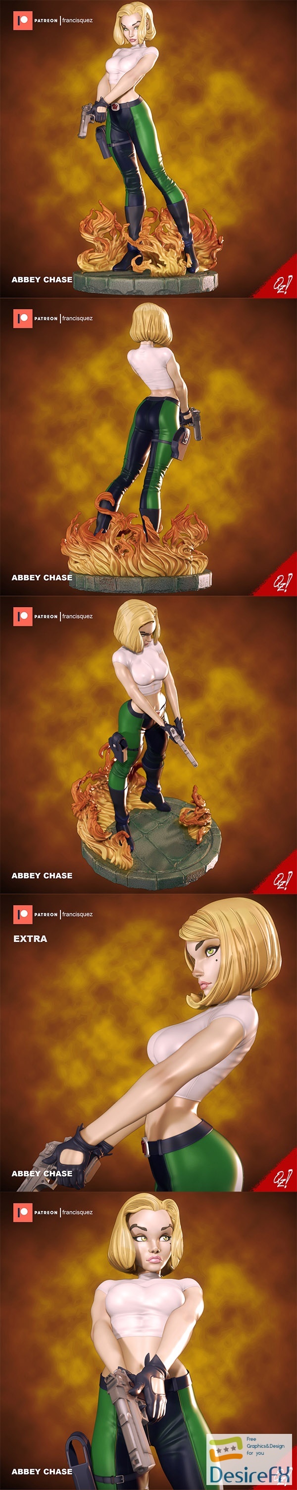 Francis Quez – Abbey Chase – 3D Print