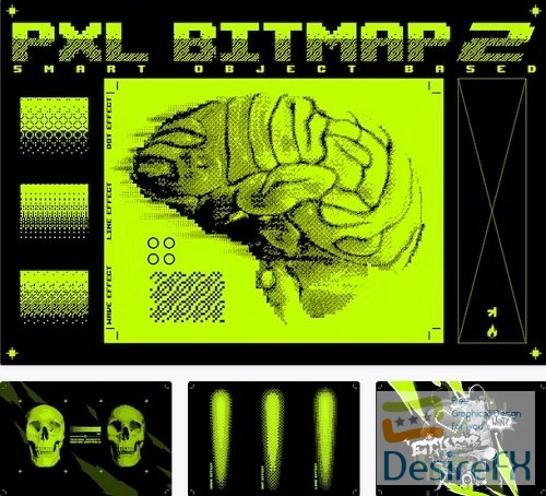 Pxl Bitmap 2 - Photoshop Effect - 42148068