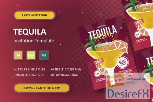 Tequila - Party Invitation