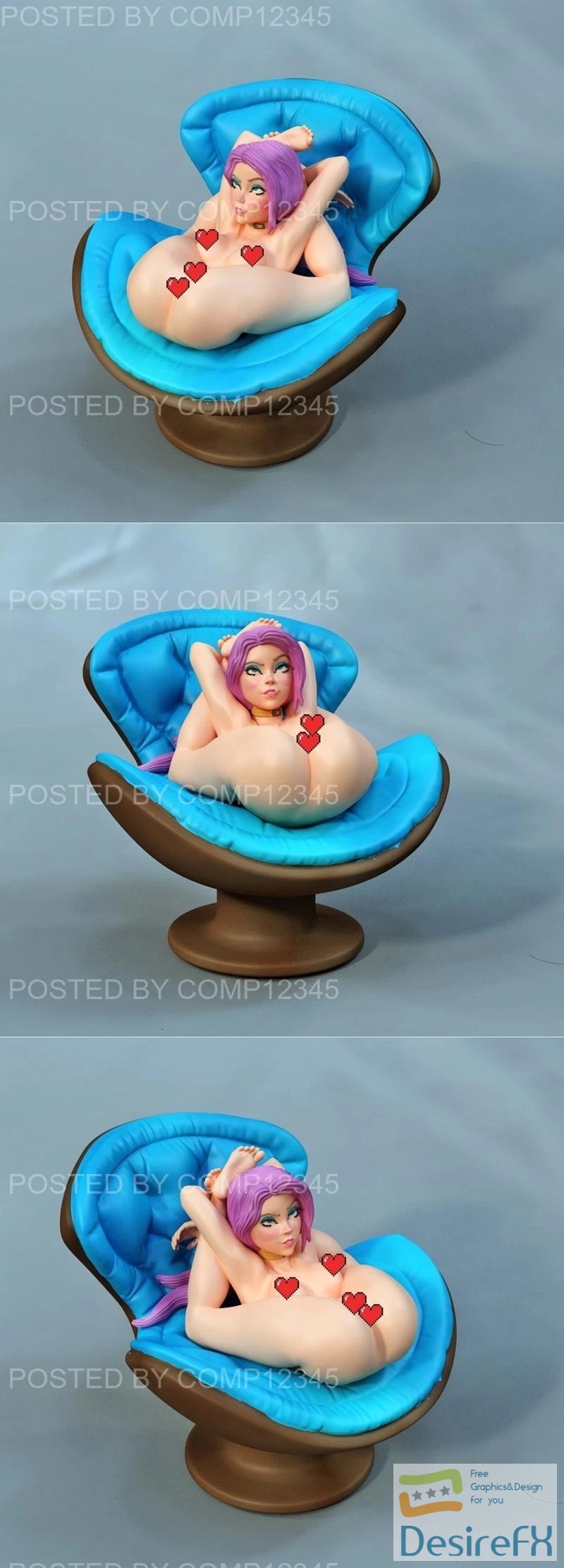 Download Exclusive - Belle Delphine 3D Print - DesireFX.COM