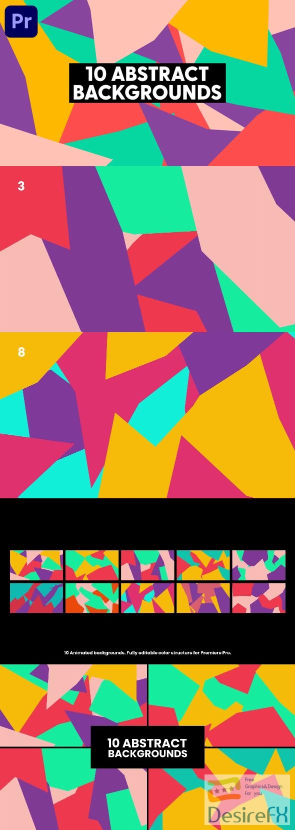 VideoHive Abstract Backgrounds 47784599