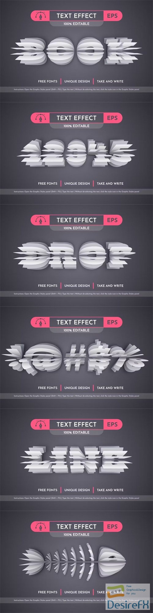 Book - Editable Text Effect, Font Style