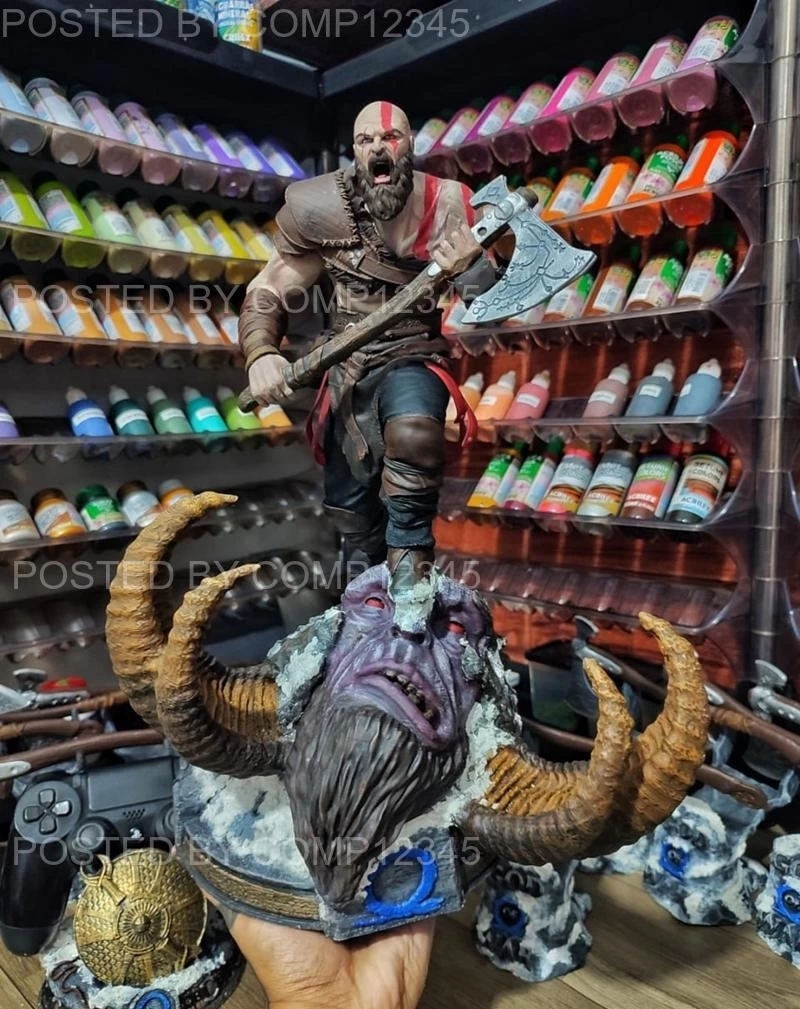 Kratos Private Commission 3D Print