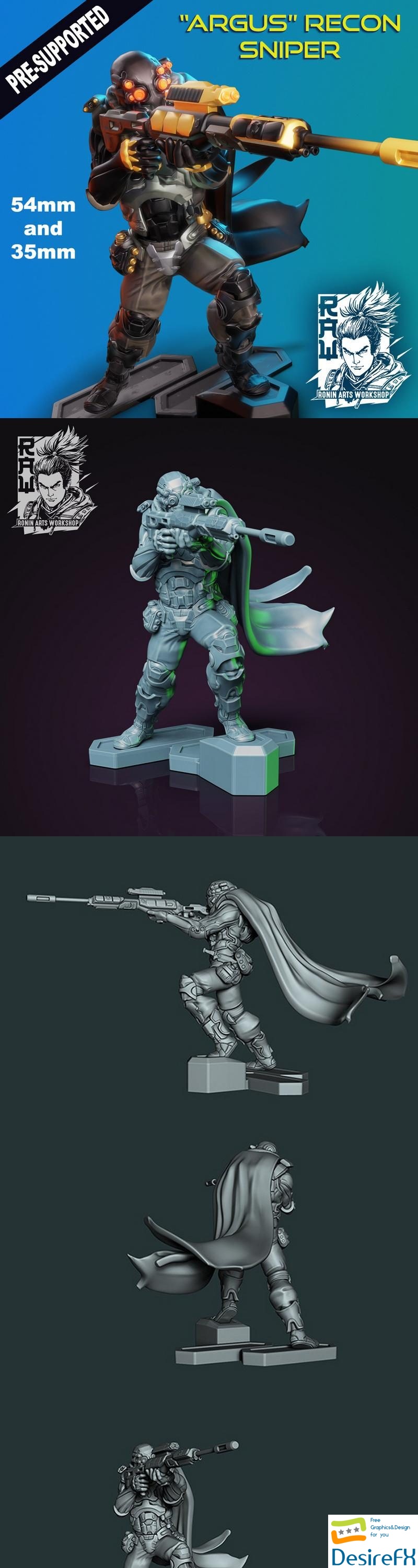 Argus Recon Sniper - 3D Print