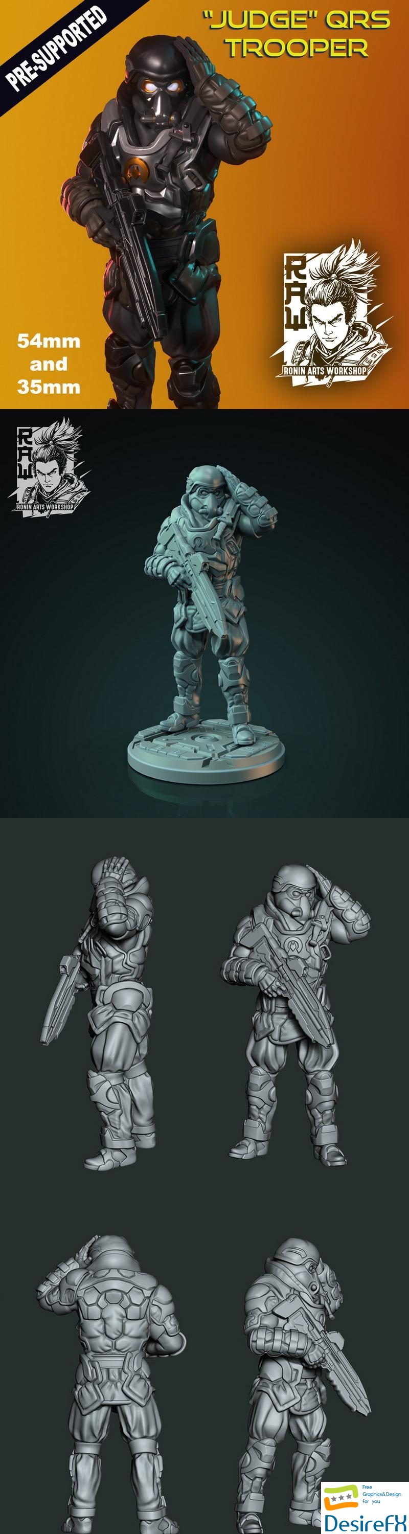 Judge QRS Trooper - 3D Print