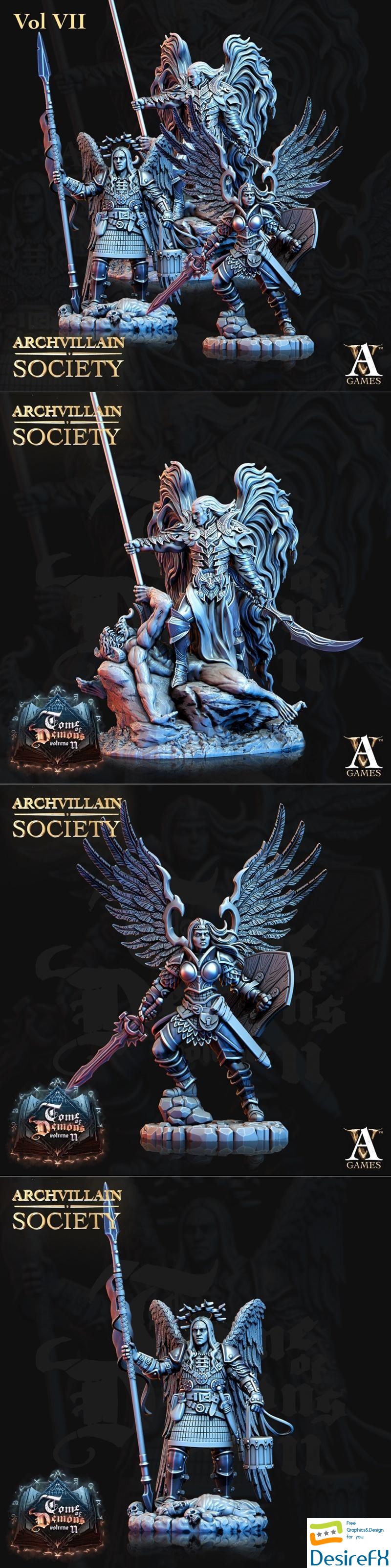Archvillain Games - Archvillain Society Vol.VII 3D Print