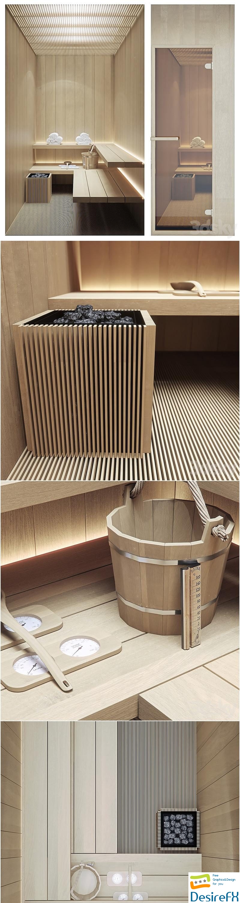 NOHO Investment Sauna 3D Model