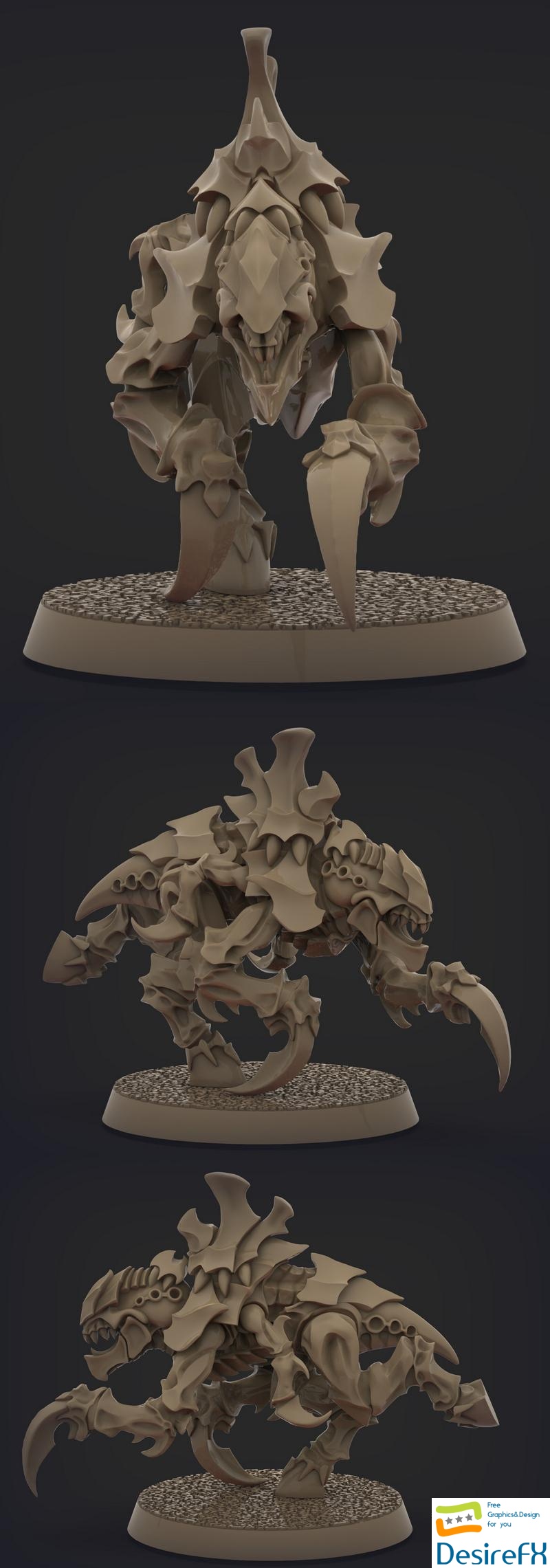 Space Armored Flea - 3D Print