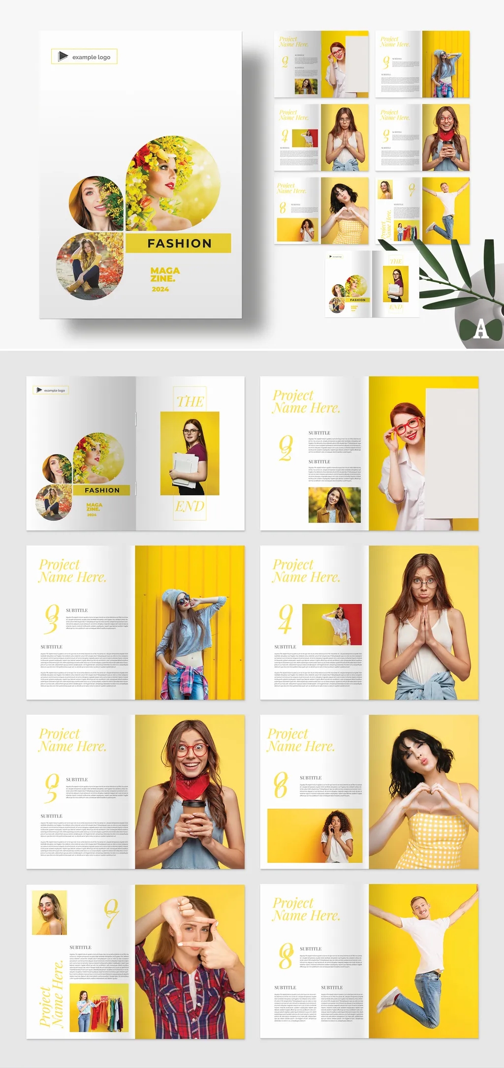 Download Adobestock Clean Magazine Template Desirefx Com