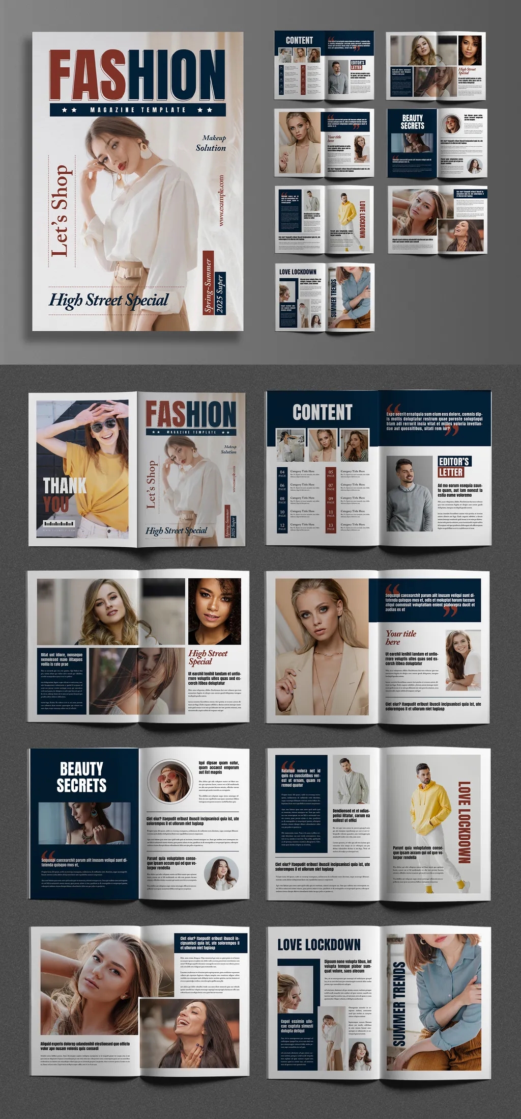 Download Adobestock - Fashion Magazine Template 722994883 - DesireFX.COM