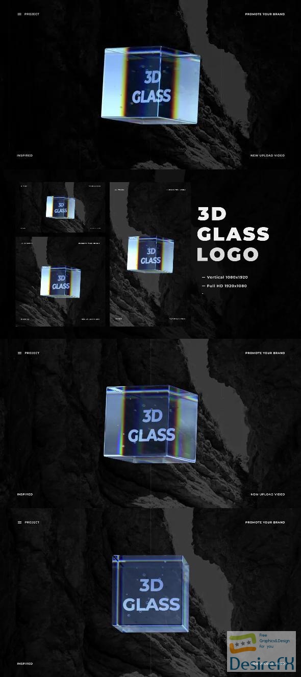 3D Glass Logo 52339899 Videohive